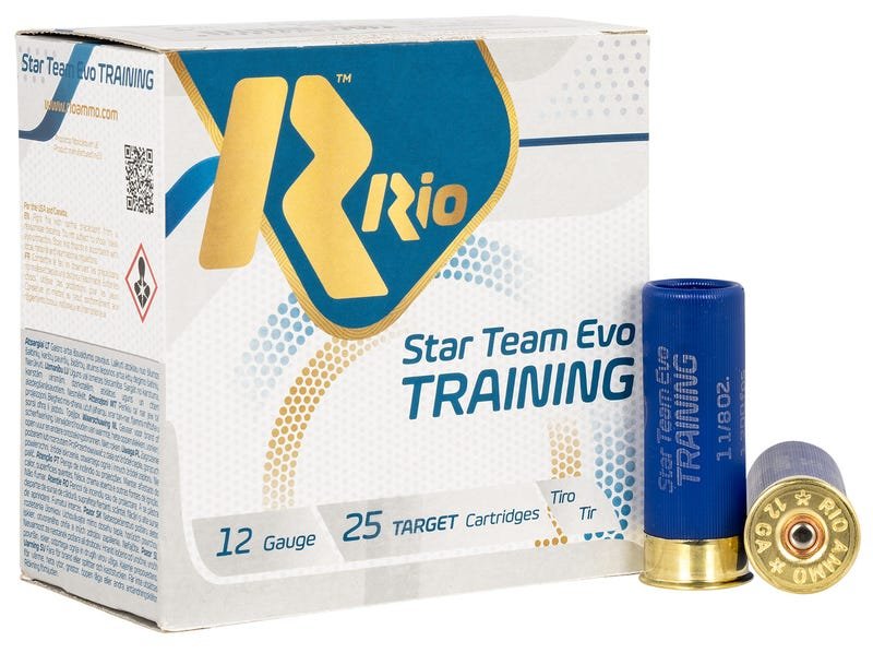 Rio Star Team EVO 12GA 2.75in 24G #7.5 Shot 25 Rounds