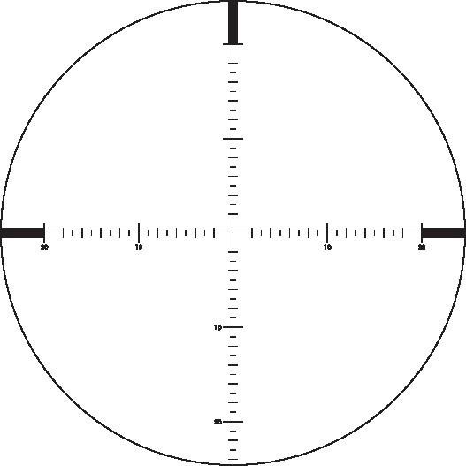 GPO Centuri 6X 2.5-15x44 SFP MOA Reticle 30mm Scope RC60 - German Precision Optics
