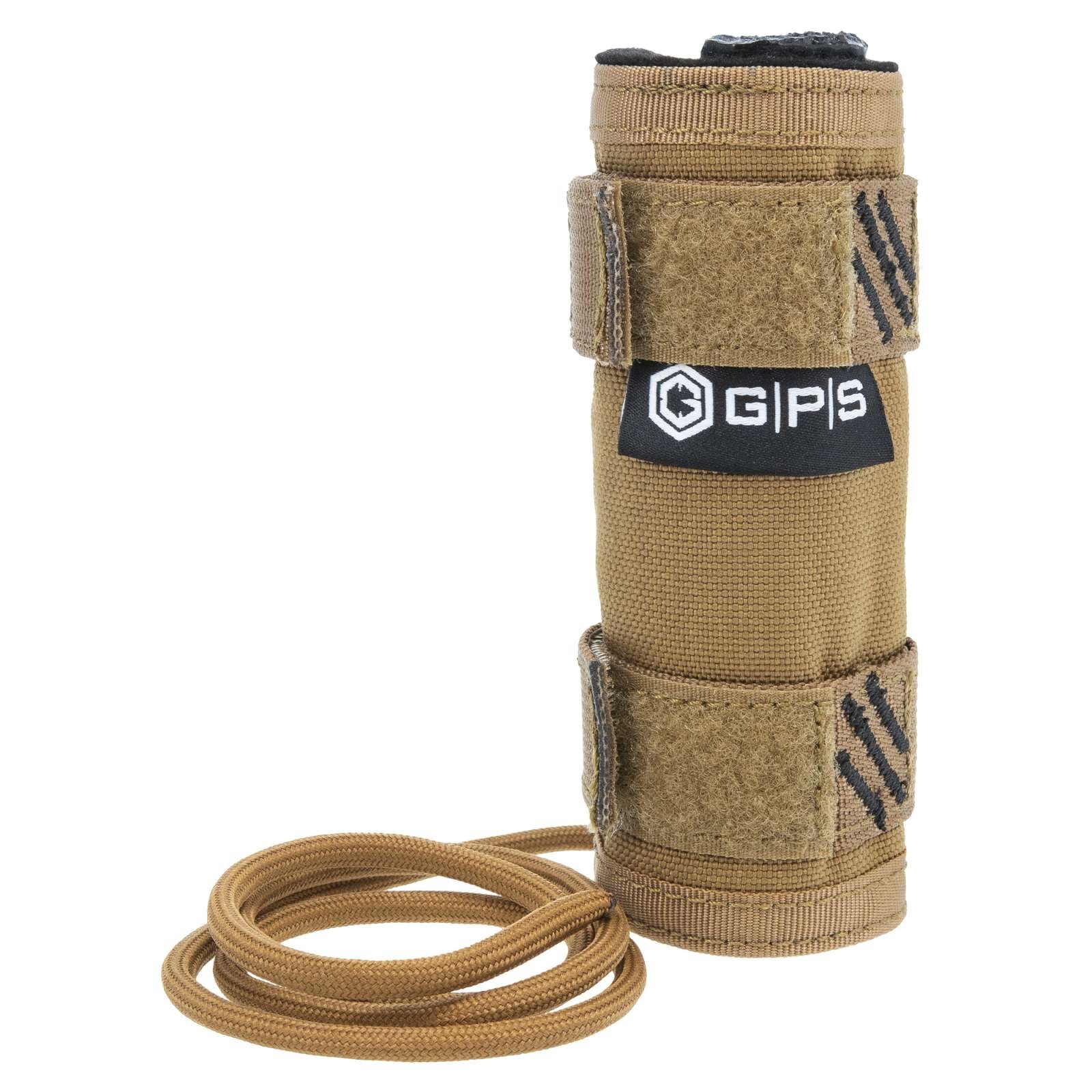 G Outdoors Tactical Suppressor Cover 5" - Heat Resistant 1000D Nylon, Tan
