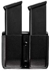 Uncle Mike's Kydex Double Mag Case Paddle Mount Black 1.75" - Uncle Mike's