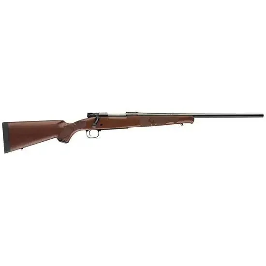 Winchester Model 70 Featherweight Compact 308 Win Caliber Bolt Action Rifle 5+1 Capacity 20" Barrel Brushed Polish Blued Metal Finish Satin Walnut Fixed Feather Checkered Stock Right Hand - Winchester - 308 Win