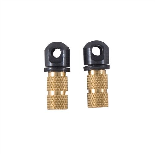 Brownells Brass Sling Stud Inserts with Swivel Studs 2 Pack