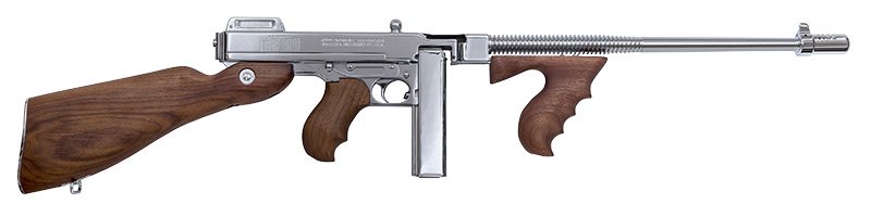 Auto Ordnance T150DCR 45 AUTO 1927A-1 Dlux 45CAL 16.5" Chrm 20rdMag 50rdDrum