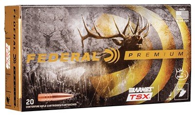 Federal P308H Premium .308 Win 165gr Barnes TSX 20 Rounds - Federal Premium Ammunition - BARNES TSX