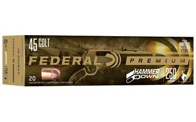Federal LG45C1 Premium HammerDown 45Colt 250gr Bonded Hollow Point 20... - Federal Premium Ammunition - BONDED HOLLOW POINT