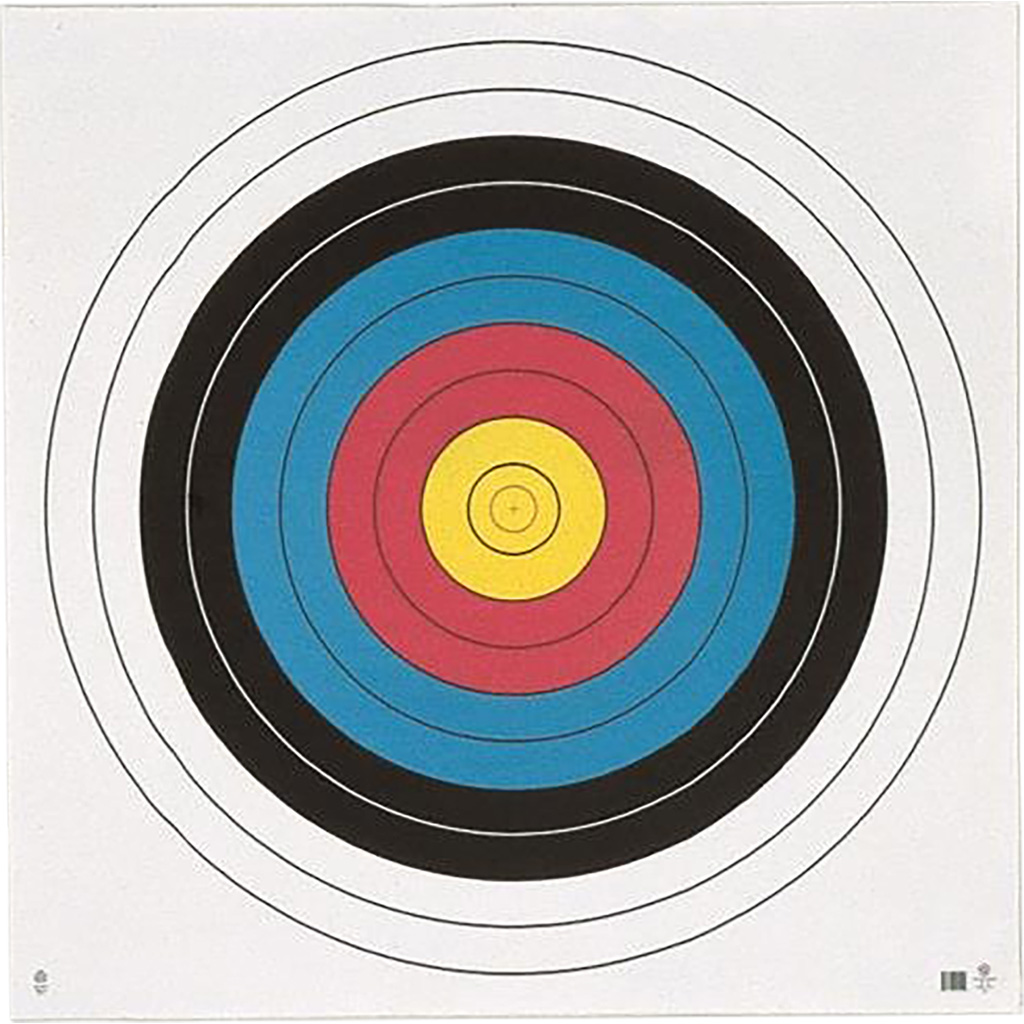 Maple Leaf TA-80 Target Face 80cm 10-Ring 12pk Official WA Archery