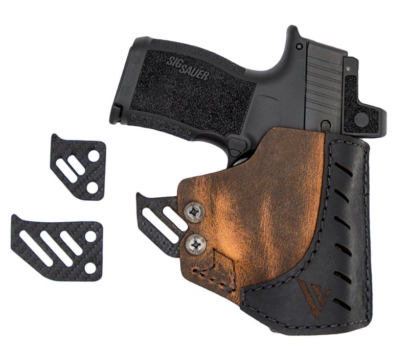 Pocket Holster w-Kydex HookBrown Size 4