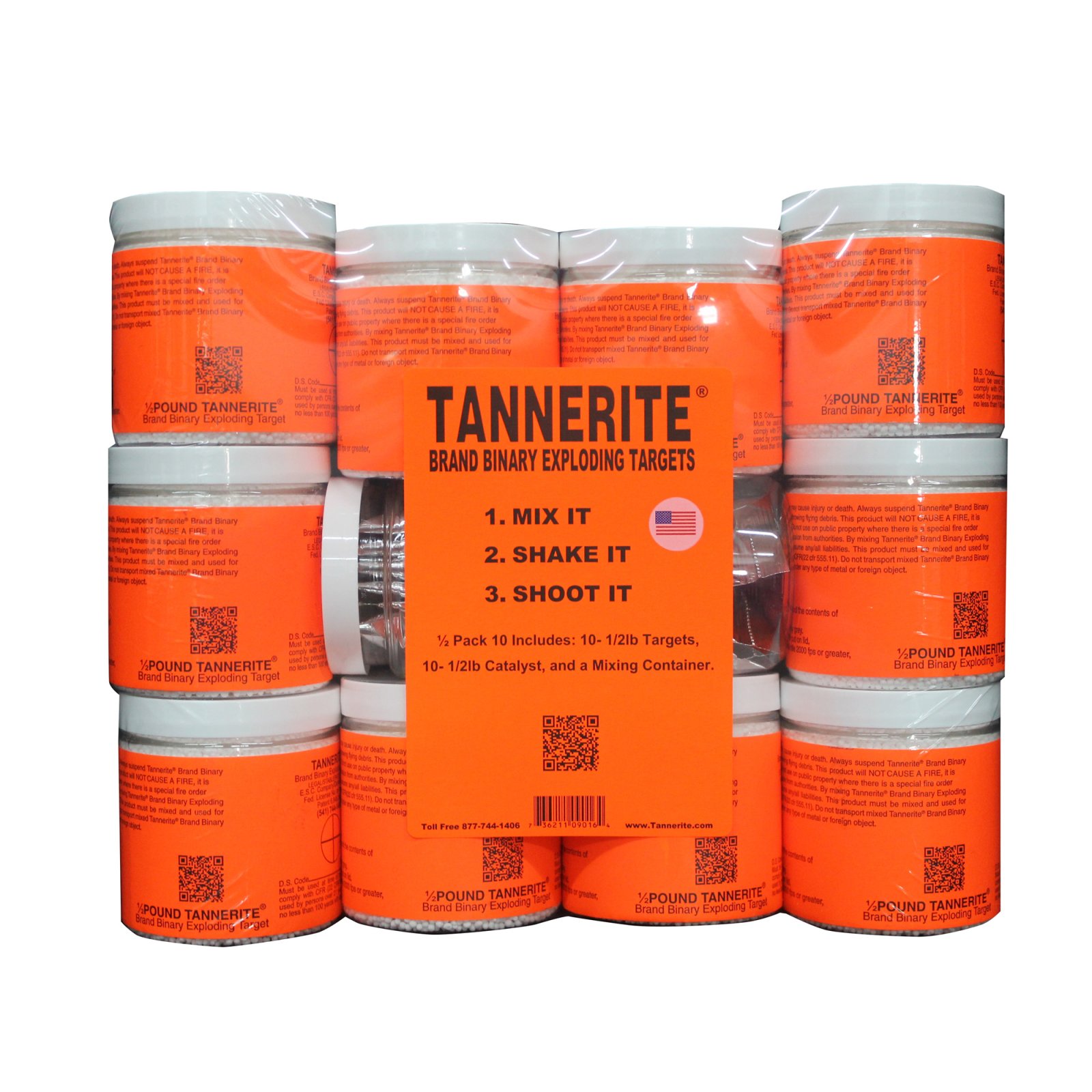 Buy Tannerite Targets 10-Pack, 1/2 lb Brick Explosive Shooting Accessories online