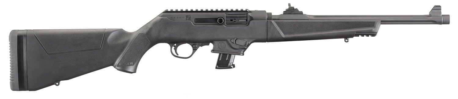 Ruger PC Carbine 19101 9mm Luger 16.12 in Fluted Barrel Black Synthetic 10  - Ruger - 9mm