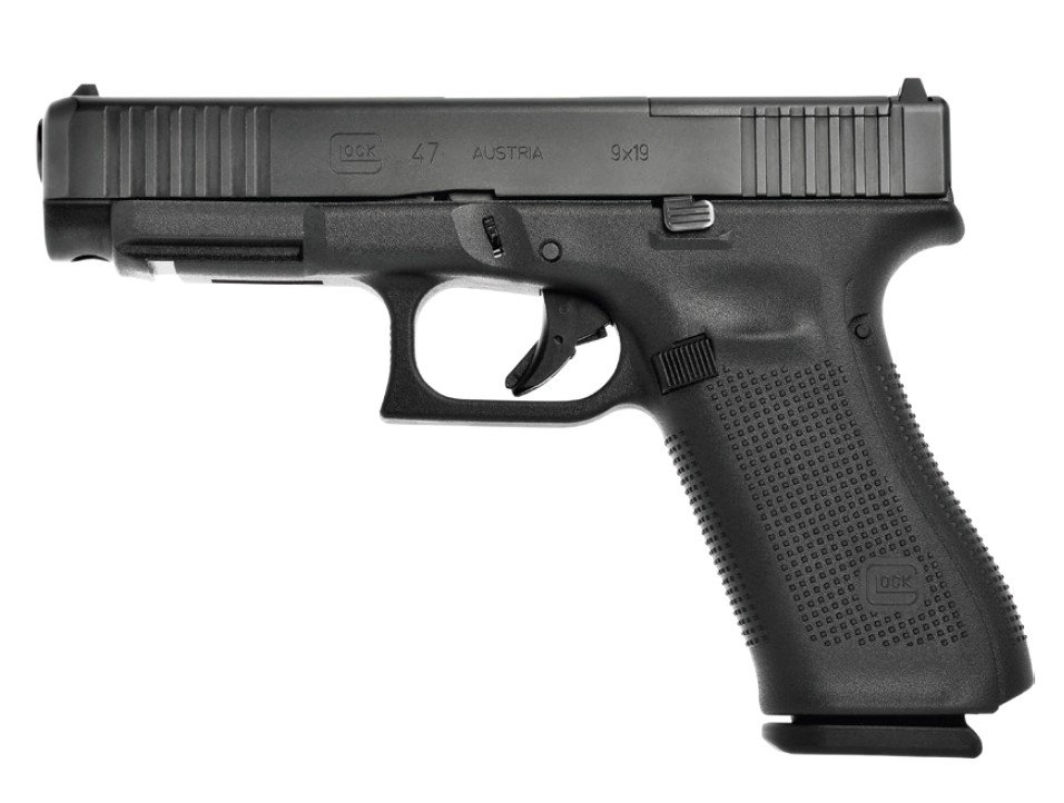 Glock 47 Mos 9MM Gen5 FS 10-Shot 4.49 in barrel rd capacity black pol