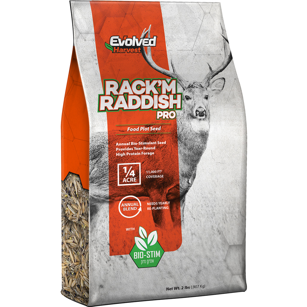 Evolved EVO81003 Rack'M Raddish Seed 2 lb ProGro Coated Mix