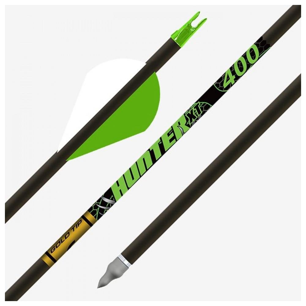 Buy Gold Tip HXT500A26 Hunter XT Arrows 500 Raptor Vanes 6 Pack online