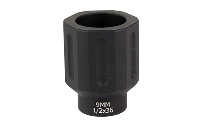 Battle Arms BAD-FLASHCAN-6-1-2x36 9MM Blast Diverter Black Anodized - Battle Arms Development - 9MM