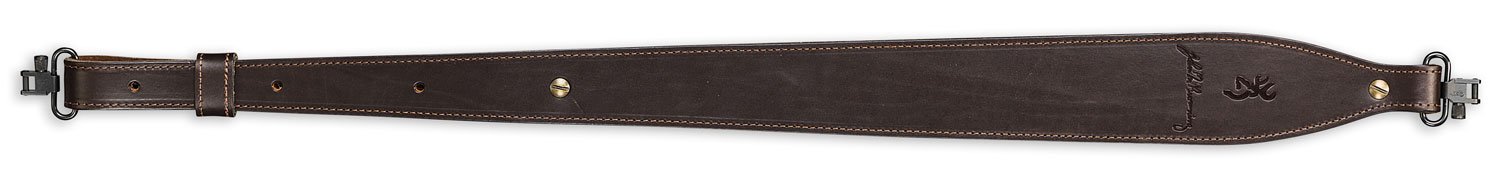 Browning 122398 John M Signature Dark Brown Leather/Suede Adjustable Rifle