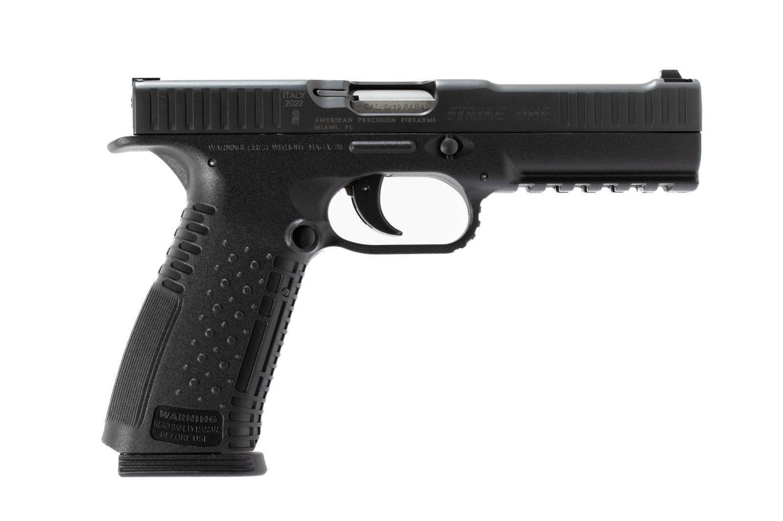 American Precision AFS1-9-BK-10 9mm Pistol, 5" Barrel, 10-Round, Black - American Tactical Imports - 9mm