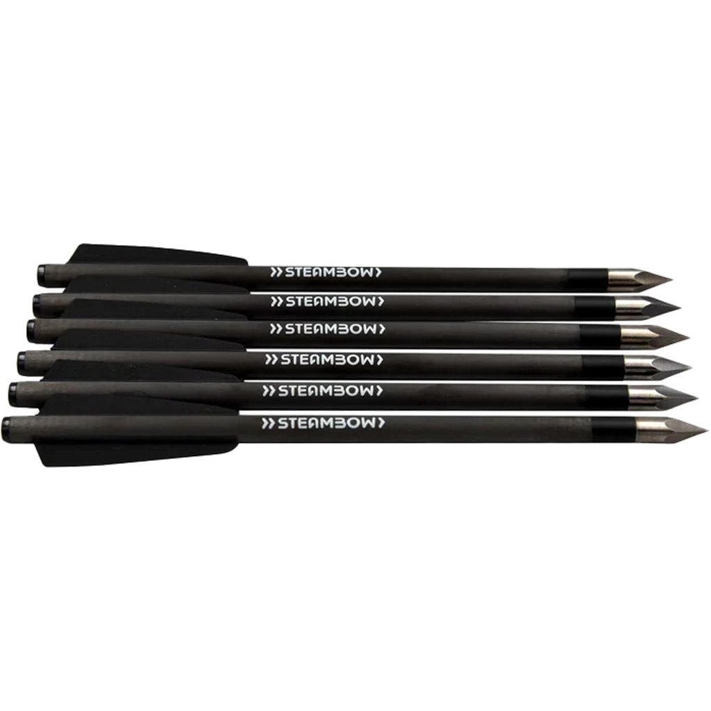 Steambow 638 Light Bodkin Arrows 6-Pack, 162 Grains, Steel Tips