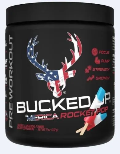 Bucked Up Pre-Workout Rocket Pop 30 Serving Tub - Bucked Up