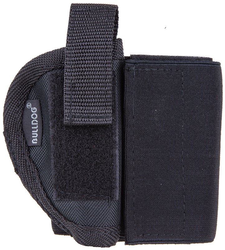 Bulldog WANK1R Ankle Holster Black Elastic Velcro Right Hand Size 1