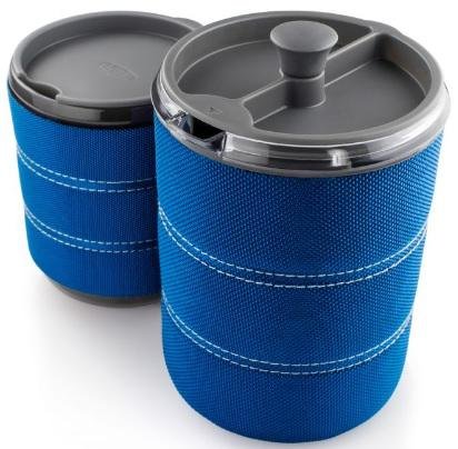 GSI 79412 Personal JavaPress 20 oz Insulated 2-Piece Blue