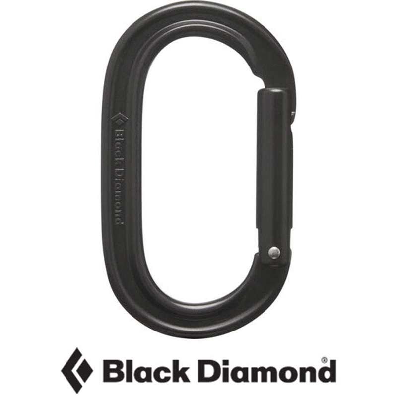 Oval BKD BD210083BLAKALL1 Keylock Carabiner Black