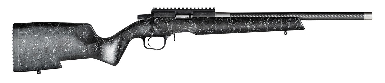 Christensen Arms Ranger Full Size 17 HMR 18 in Black Carbon Fiber 9+1 - CHRISTENSEN ARMS - 17 HMR