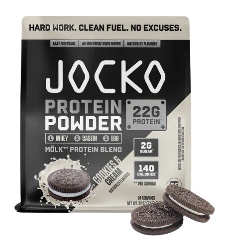 Buy JOCKO 29146 COOKIES AND CREAM PROTEIN POWDER BAG online