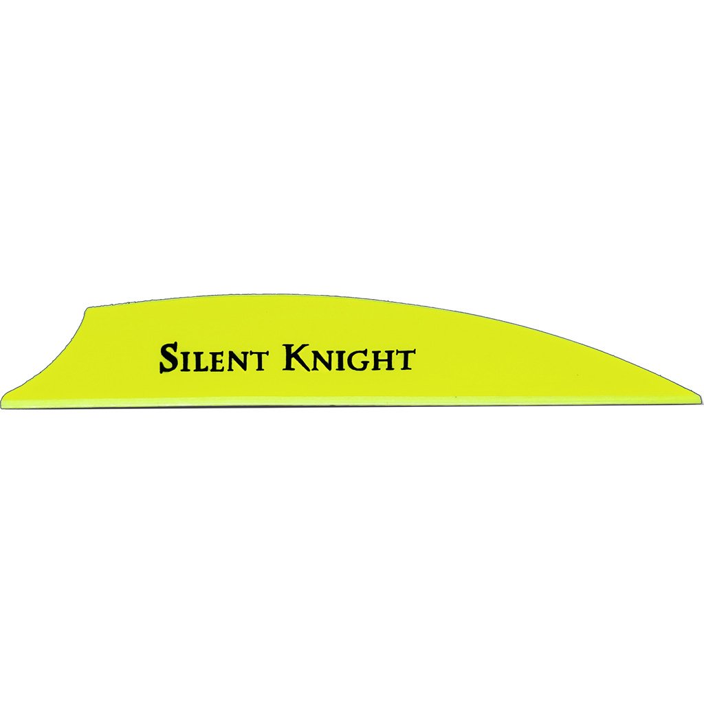 Flex Fletch Silent Knight Vanes Flo Yellow 3 In 36 Pack