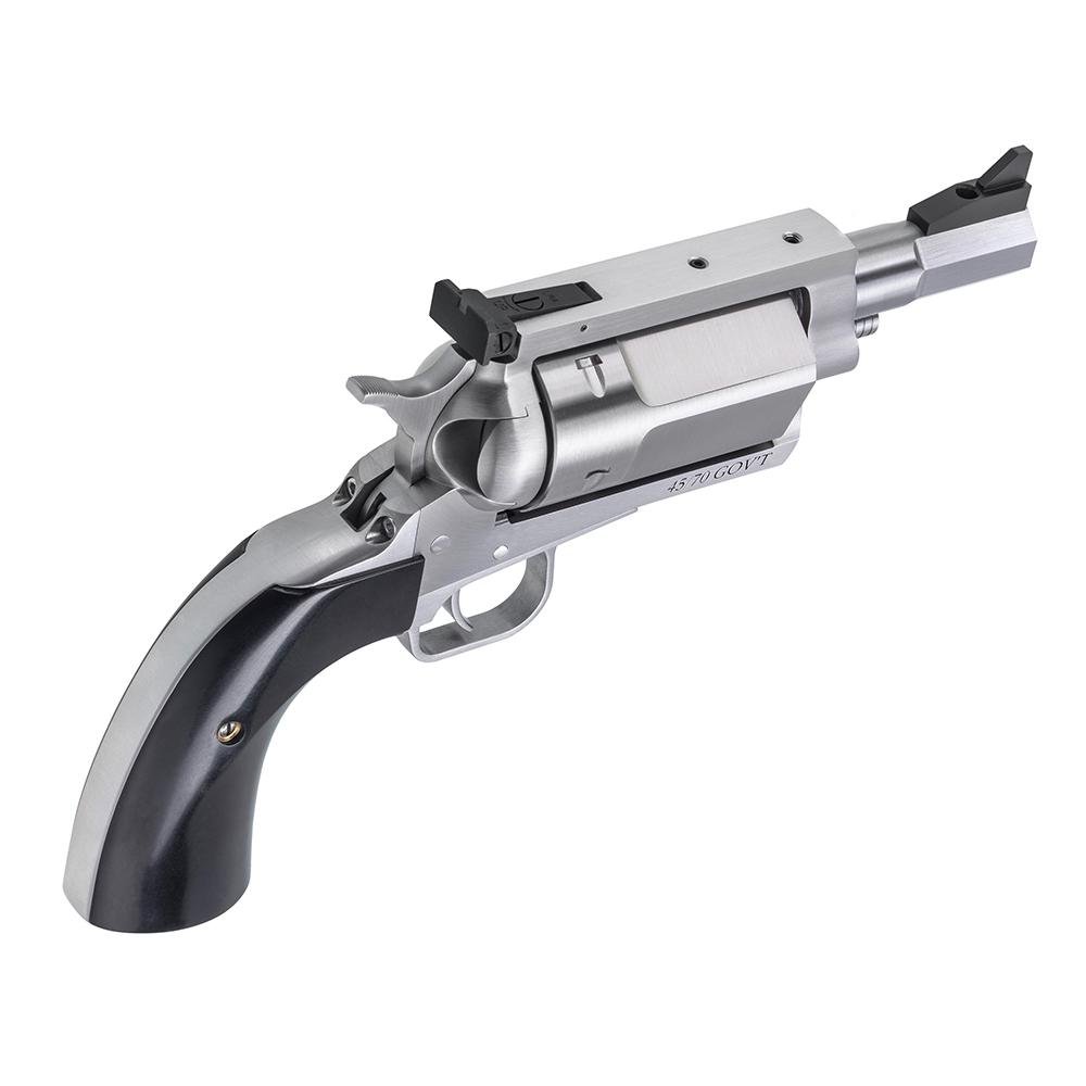 Magnum Research BFR4570-CT .45-70 Gov't Revolver, 5rd, 3" Barrel, Silver - Magnum Research - 45-70