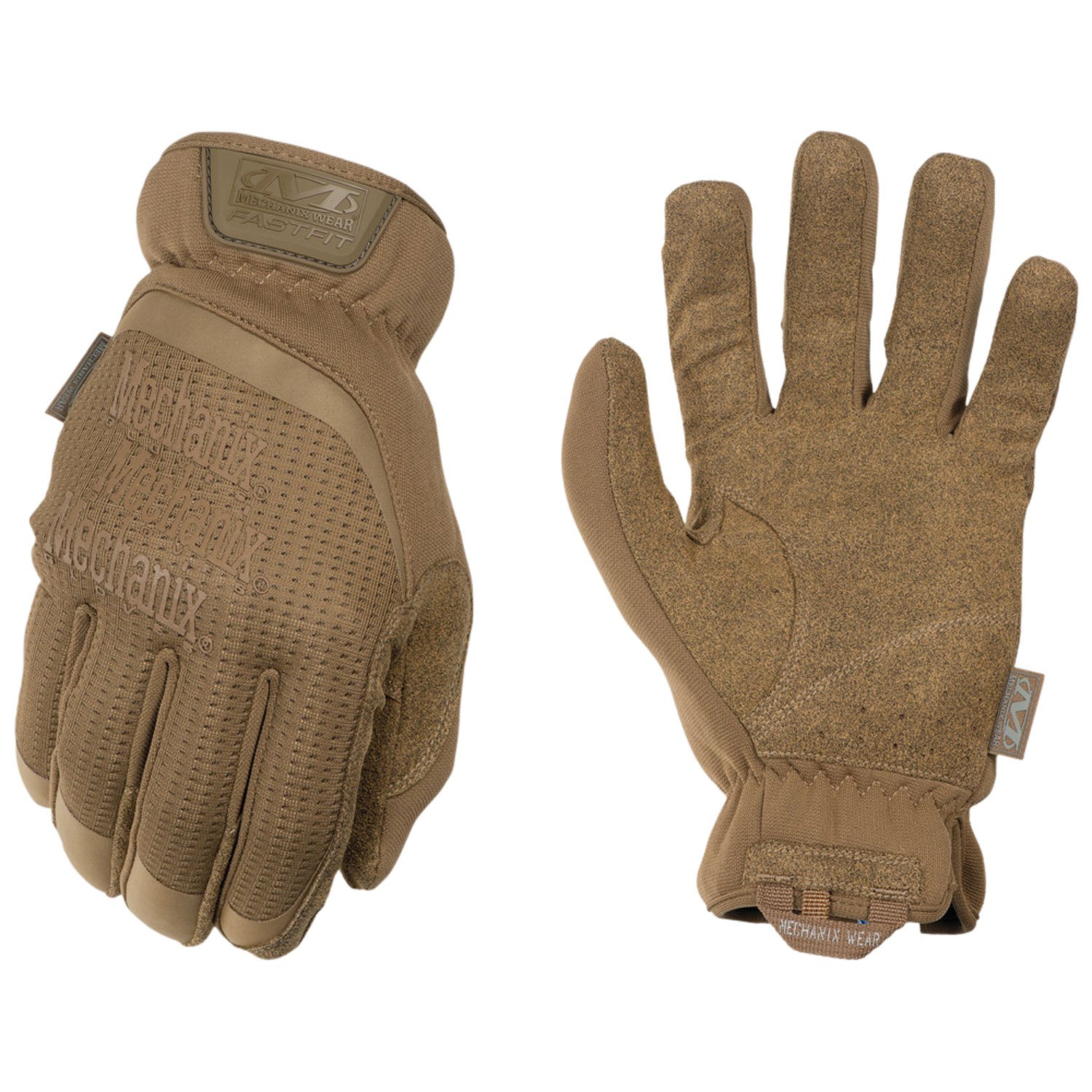 Mechanix Wear FFTAB-72-008 FastFit Small Coyote Touchscreen Gloves