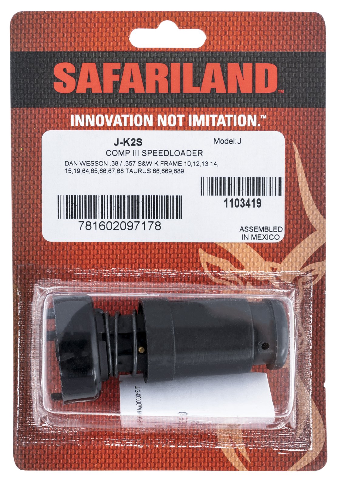 Buy Safariland JK2S Comp III Speedloader 38/357 Mag 6rd Dan Wesson/S&W online
