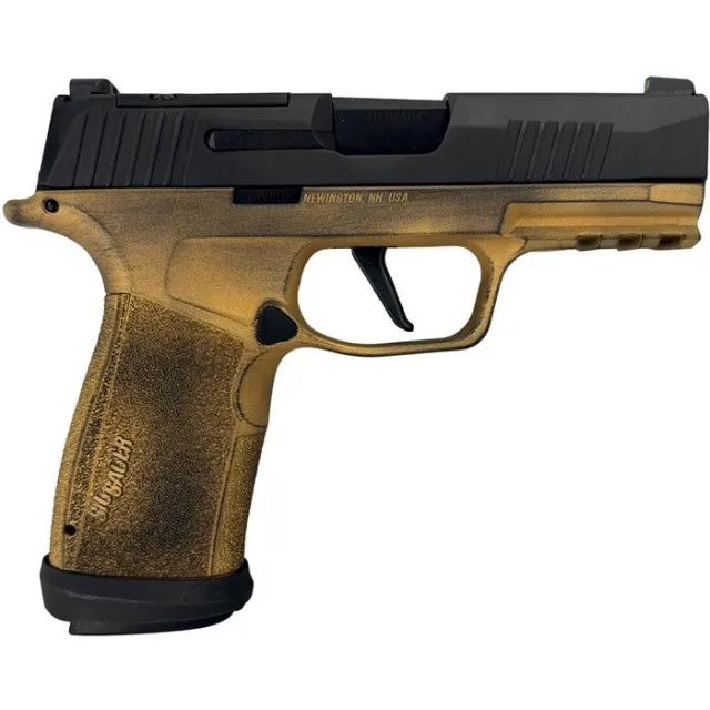 SIG SAUER, INC. P365-XMACRO TACOPS 9MM LUGER 3.7'' BBL(4)17RD SIG GOLD - SIG SAUER, INC. - 9 mm Luger