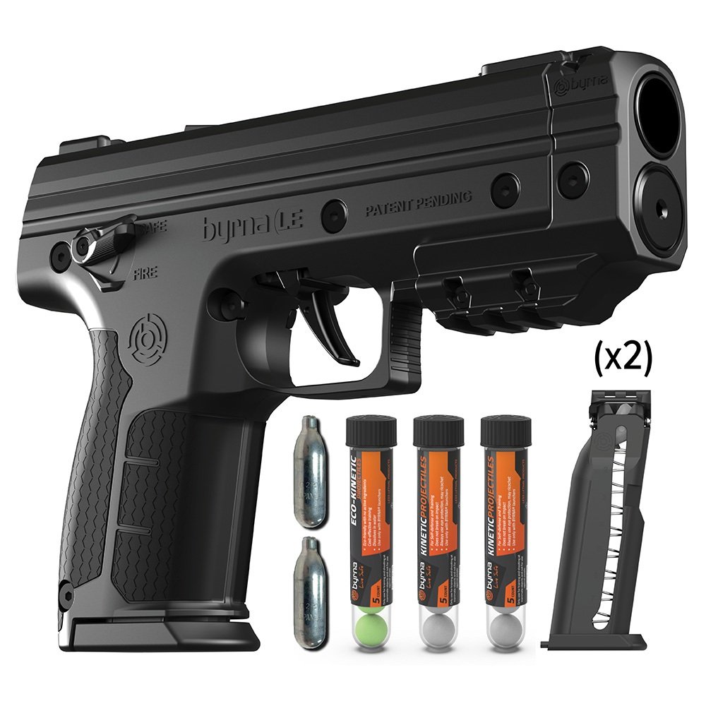 BYRNA LE Universal Kit Black W/2 Mags & PROJECTILE - Byrna Technologies - .68 CALIBER