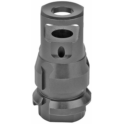 Dead Air Armament DA111 Micro Muzzle Brake .38 Caliber 5/8 in 24 Matte Blac - Dead Air - KEYMICRO BRAKE