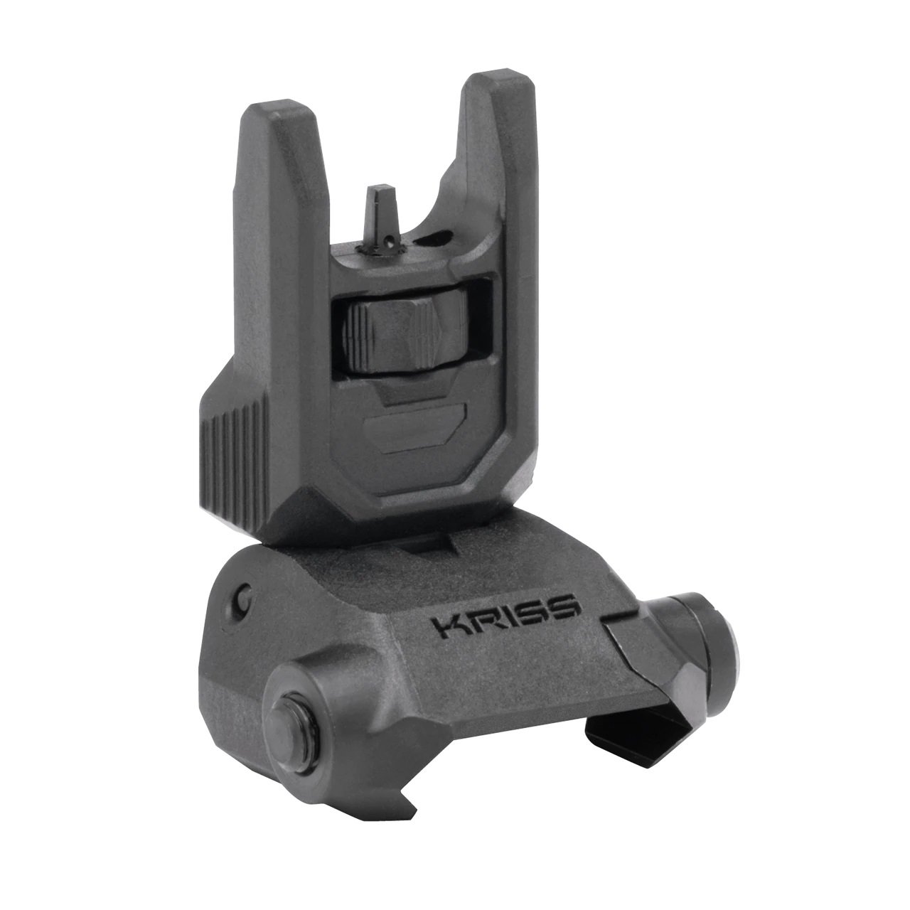Kriss USA DAPFSBL00 Defiance Front Flip-Up Black AR-15 Low Profile Polymer