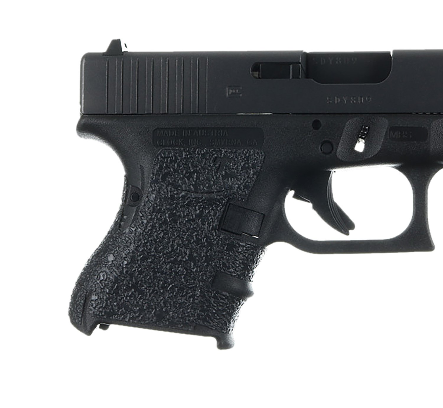 Buy Talon Grips 117R Adhesive Grip for Glock 26/27/28/33/39 Gen4, Black Rubber online