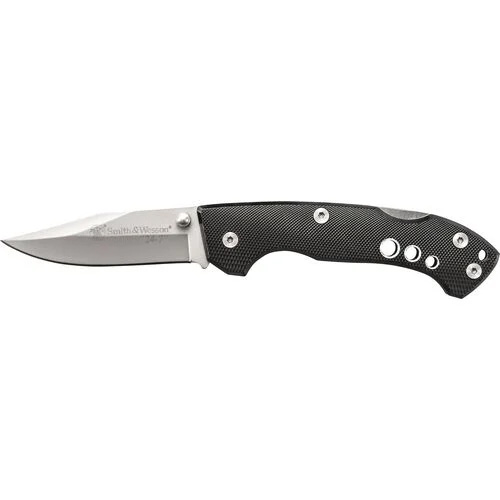 Buy Smith & Wesson 24/7 Knife Aluminum Handle SST Blade 4.4" Closed-7.4 Open online