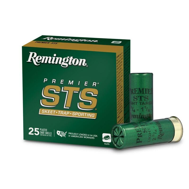 Remington Premier STS 12 Gauge Shotgun Ammo: 1 1/8 oz, 2.75in, 1200 ft/s, #7.5 Lead Shot, 25 Rounds