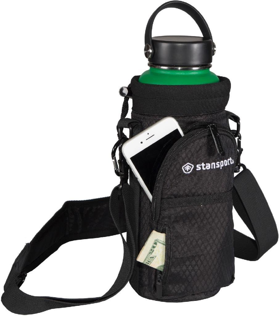 S/SPORT 1008-20 Insulated Bottle Carrier Fits 32/40oz Strap Carabiner