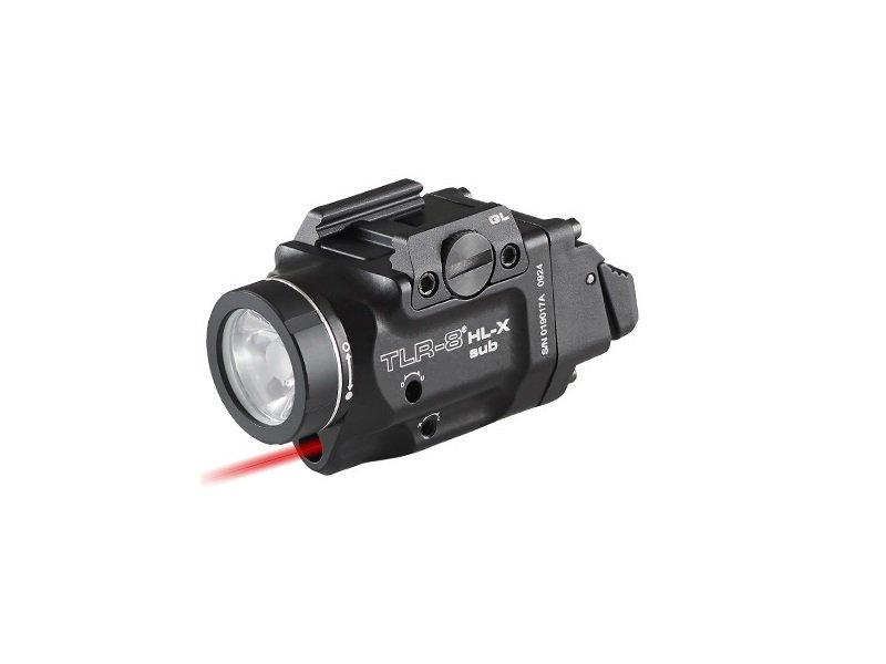 Streamlight 69469 TLR-8 Black Aluminum 1,000 Lumens Red Laser - Streamlight - 1,000 LUMENS