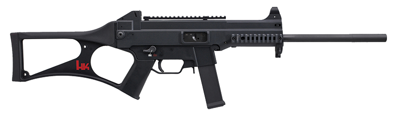 HECKLER & KOCH USC Carbine, 45 ACP, 16" Forged Steel Barrel, Blowback System, 10-Round, Black Polymer, Adjustable Sight