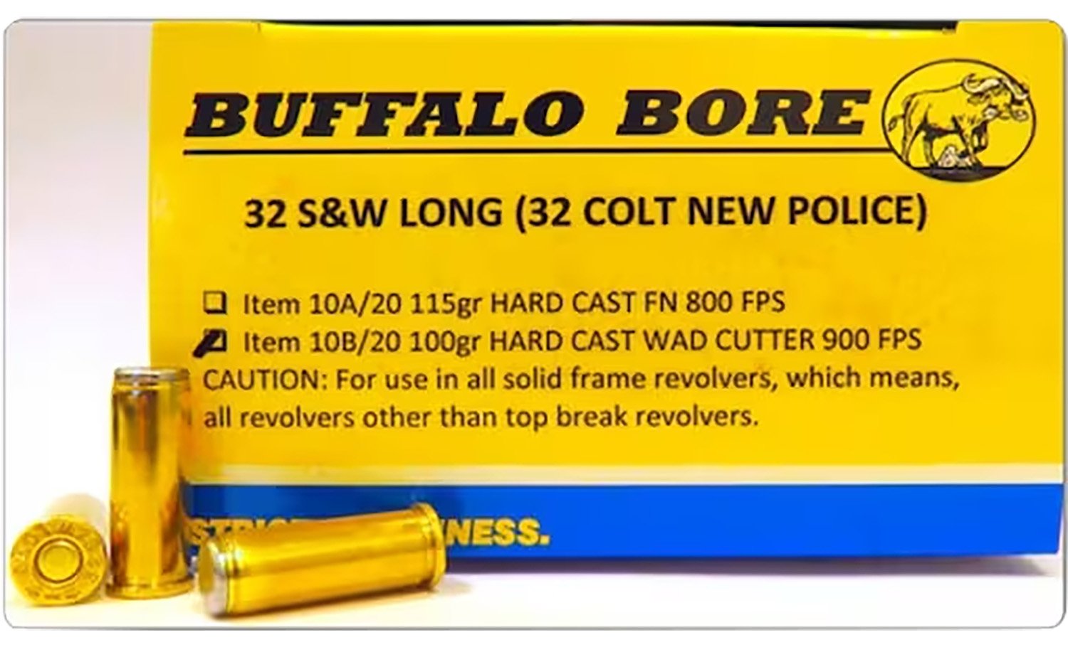 Buffalo Bore 3A20 45 Colt +P 325gr LFN Ammo 20 Rounds