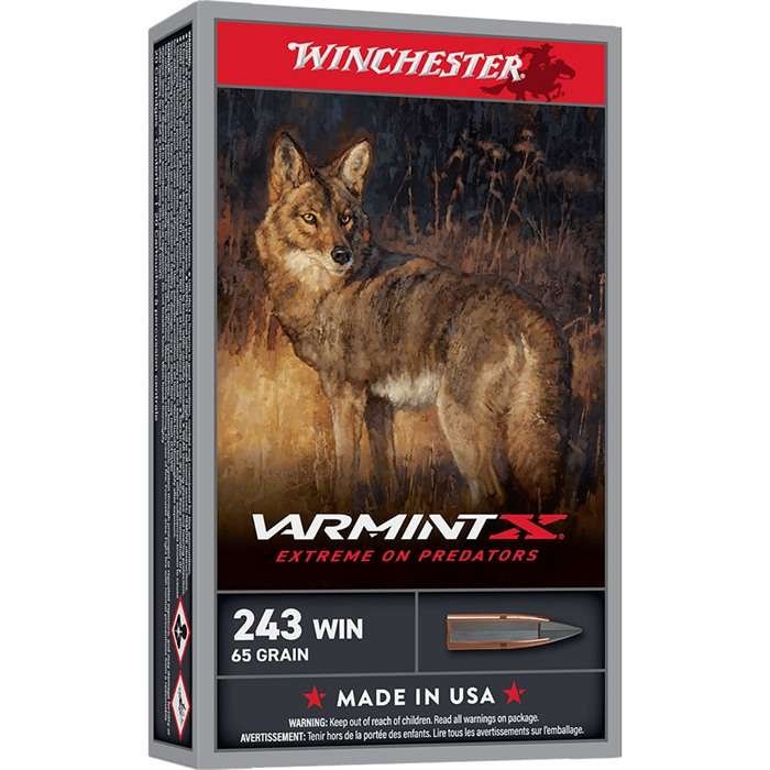 Winchester X243PXP Varmint X .243 Win 65gr Extreme Point Ammo 20 Rounds - Winchester - EXTREME POINT