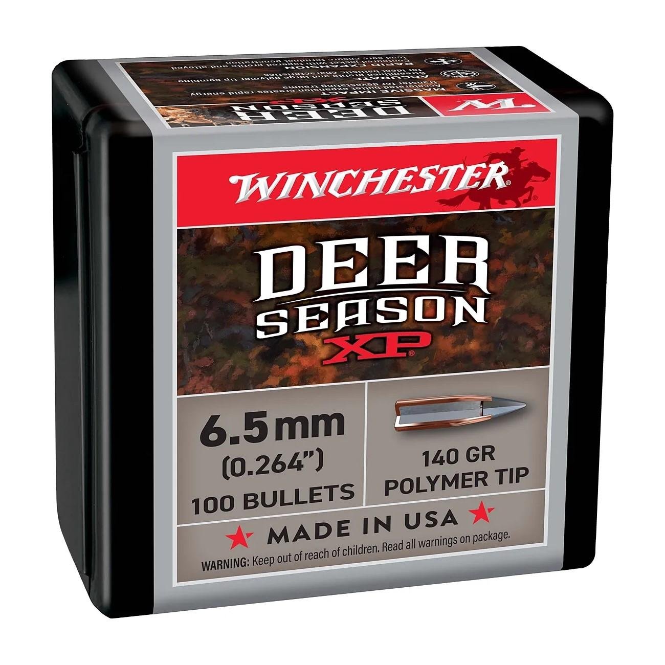 Winchester Deer Season XP Rifle Bullets 6.5mm  125 gr 100/ct - Winchester - 6.5mm