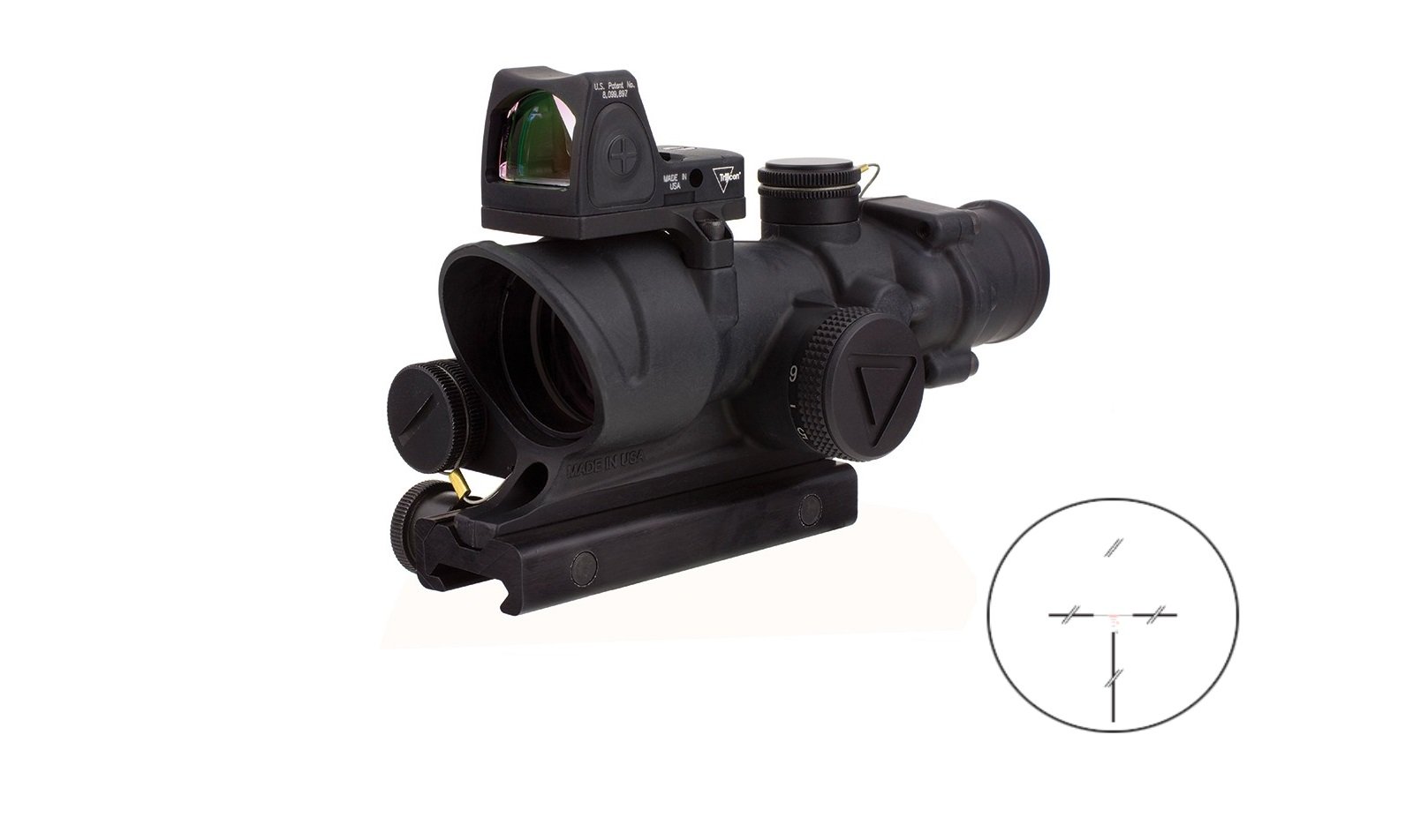 Trijicon TA02 ACOG 4x32mm LED Scope Amber Crosshair .223 w/RM06 RMR - Trijicon - 223 REM | 5.56 NATO