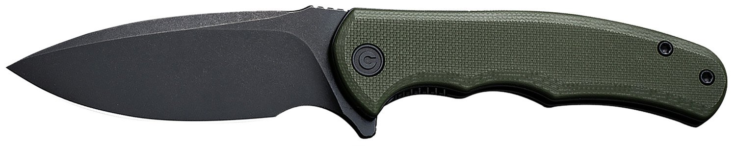 Civivi C18026C-1 Mini Praxis OD Green G10 Handle Black D2 Blade 2.98" - CIVIVI - DROP POINT