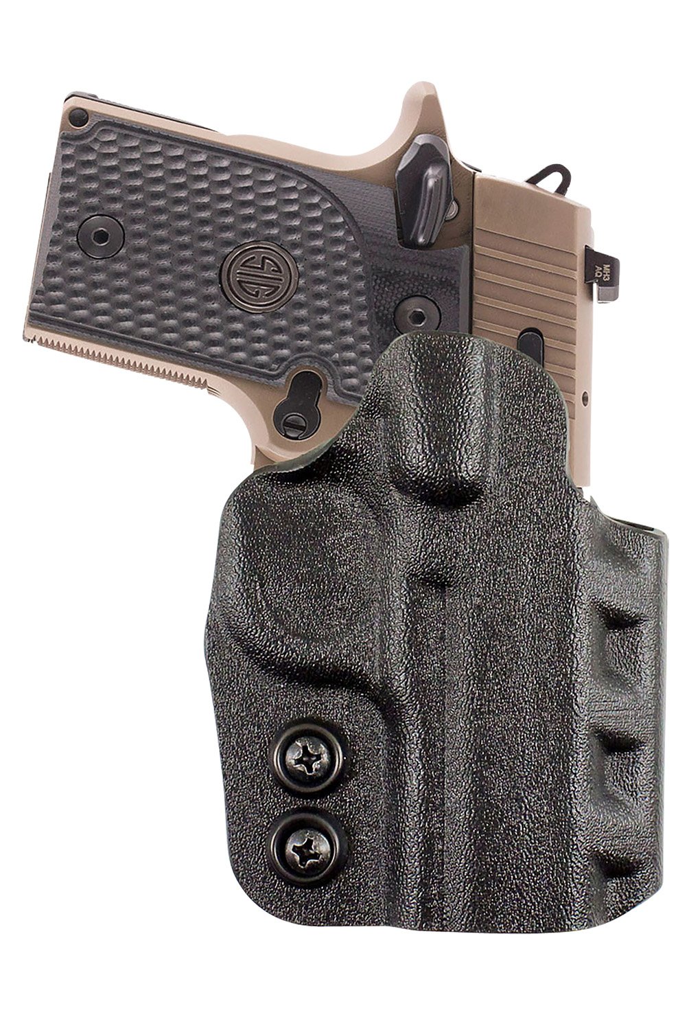 DeSantis D94KA5PZ0 Cazzuto OWB Black Kydex Paddle Holster FN 509 Right Hand