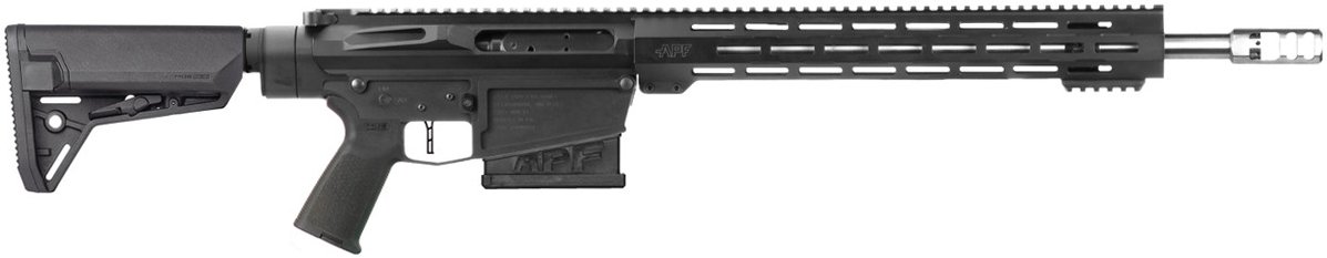 Alex Pro MLRC300WM 300 Win Mag Rifle, 18" Barrel, Magpul ACS, Black Teflon