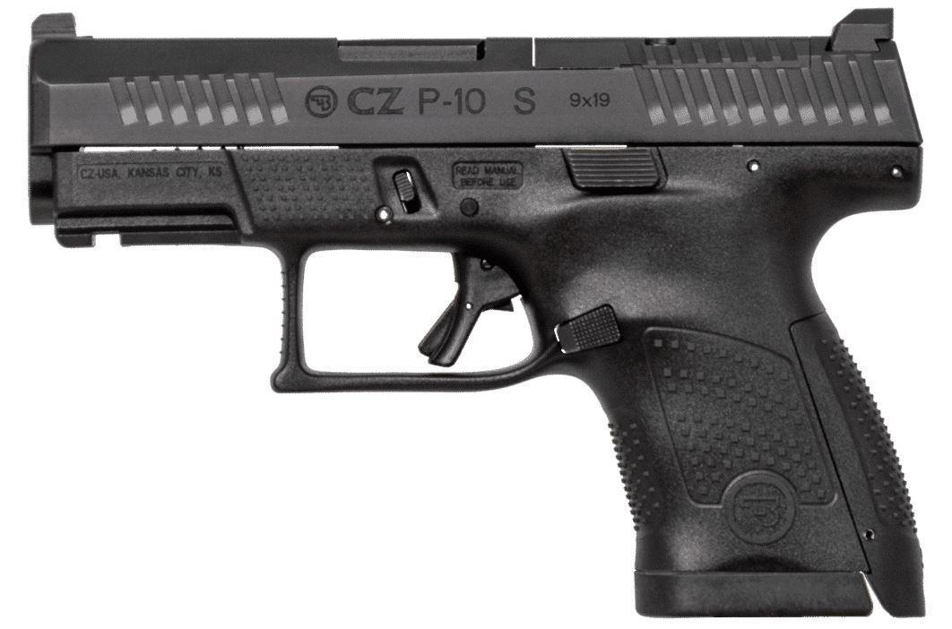 CZ P-10 Sub-Compact 9mm 3.5" Black Polycoat Semi-Auto - CZ-USA - 9mm