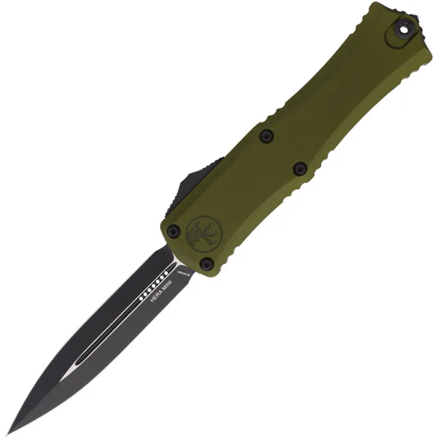 Microtech Hera II Mini 1702M-1OD 2.96 In D/E Black ODG ALU HNDL