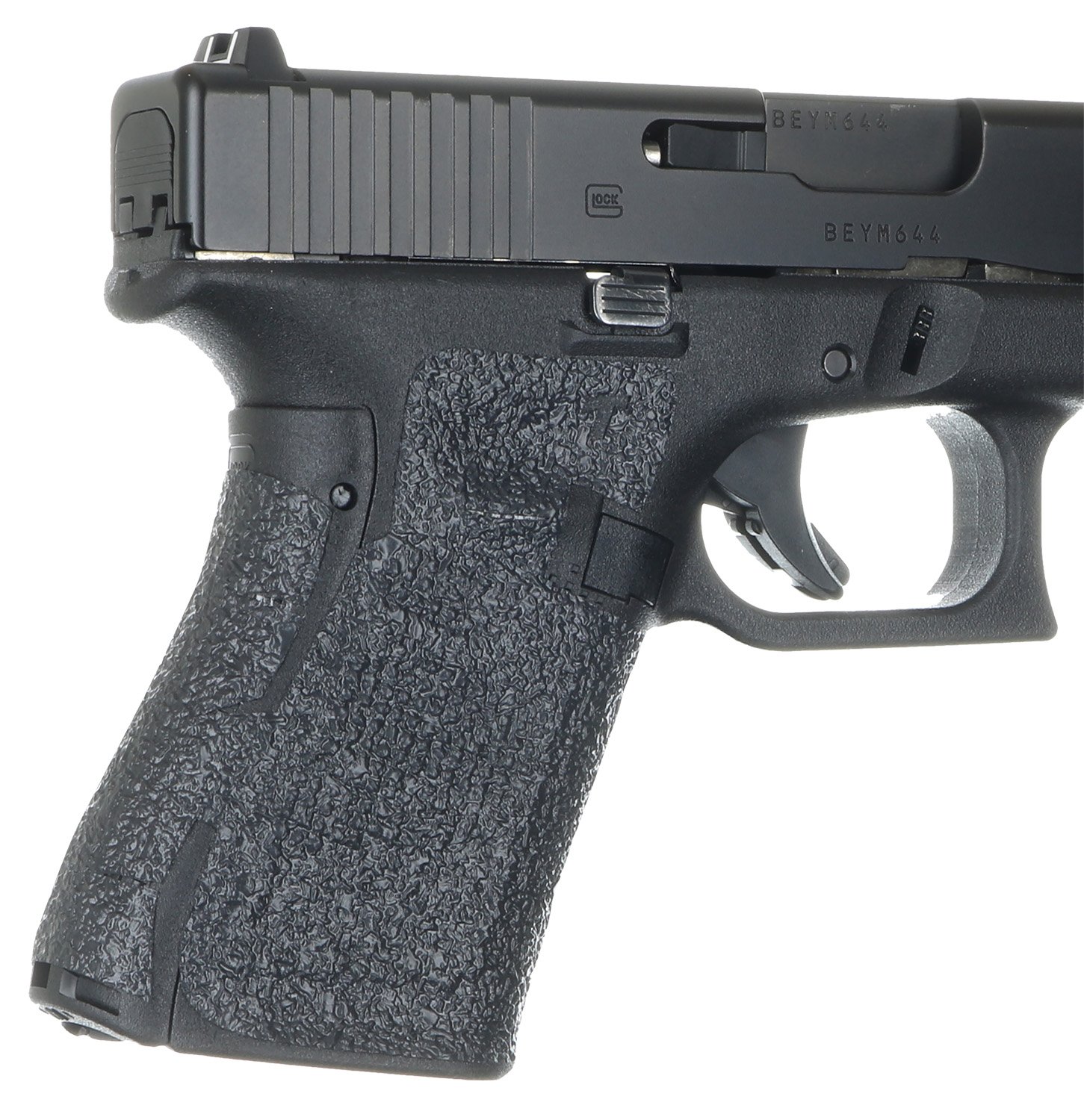Talon Grips EV02R Textured Black Rubber Grip for Compact Glock Gen 5